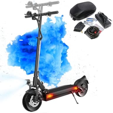 JOYOR Y6S Trotinette Electrique Adulte 800W Puissance Pointe 48V18Ah 75km Autonomie,10" Cadre en Alu Scooter électrique Freins à Disque Absorption des Chocs (Démarrez par La Clé)…