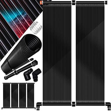 KESSER® Collecteur Solaire | Chauffage de Piscine | Chauffe-Eau | Chauffage Solaire pour piscines l Extensible à volonté l Plastique résistant aux UV, 600 x 70 cm