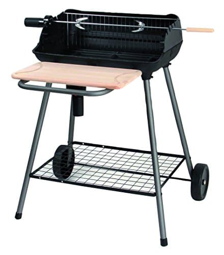 Delamaison Bergamo Barbecue Charbon en Fonte, Gris