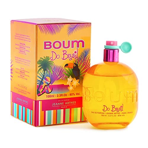 JEANNE ARTHES - Eau de Parfum Femme - Boum Do Brazil - Floral - Fleur de Tiaré et Musc - Fabriqué en France à Grasse - Cadeau femme - Flacon Vaporisateur 100 ml