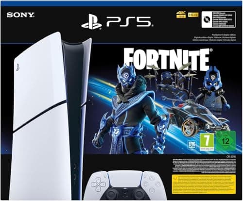 Playstation Pack Console édition numérique 5 – Fortnite® Cobalt Star (modèle – Slim)