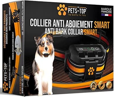 Collier Anti Aboiement Chien - Collier Anti Aboiement pour Chien Electrique, Vibrant, Sonore - IP67, Convient aux Gros et Petits Chiens - Ideal pour Le Dressage