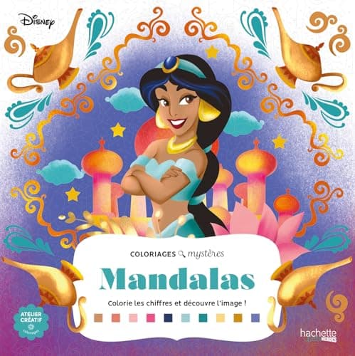 Grand carré mystères Disney - Mandalas