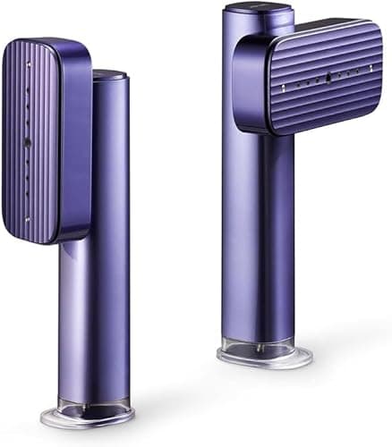 Nesmar G5 Défroisseur vapeur, professionnel Steamer 2 en 1 pour vêtements et fer à repasser, seulement 0,8 kg légèrement, 1200 W 10 minutes de vapeur continue pour les voyages et la maison