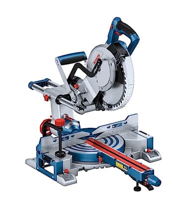Bosch Professional BITURBO scie à onglets radiale sans-fil GCM 18V-254 D (capacité de coupe 90 x 305 mm, avec 1 lame de scie circulaire, 2 supports de pièce, sac à poussière, serre-joint)