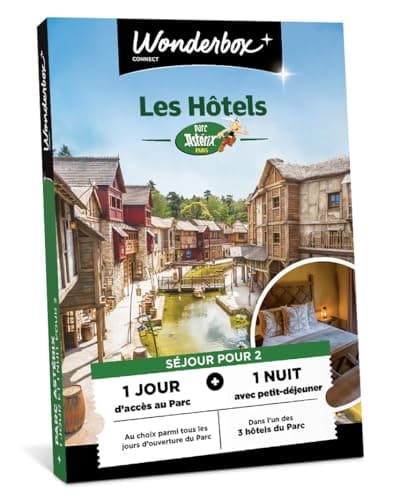 Parc Astérix - Séjour pour 2 - Coffret Cadeau - Ticketbox - Idée Cadeau Divertissement