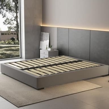 IZTOSS Sommier à Lattes 140x190CM en Bois sans Pieds, Support de Matelas pour Cadre de Lit, Montage Simple (140x190CM)