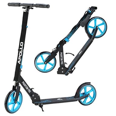 Apollo Trotinette aux Roues XXL - 200mm - Trotinette Freestyle de Ville Phantom Pro - City Scooter Pliable et à Hauteur Ajustable pour Adultes et Enfants