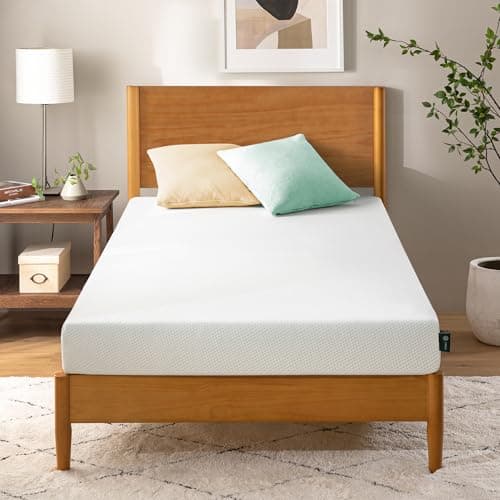 Zinus Matelas à Mémoire de Forme - Matelas 90x190 cm – Épaisseur 11 cm – Soutien Ergonomique à 5 Zones – Fermeté Moyenne – Certifié Oeko-TEX – Housse Respirante – Confort Optimal