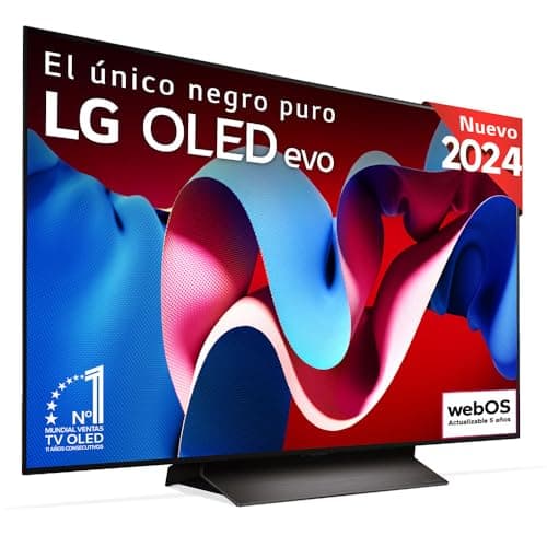 TV OLED Evo LG OLED48C4 121 cm 4K UHD Smart TV 2024 Noir et Brun