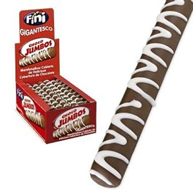 Fini Choco Jumbos Boîtier de 24 Guimauves géantes recouvertes de chocolats