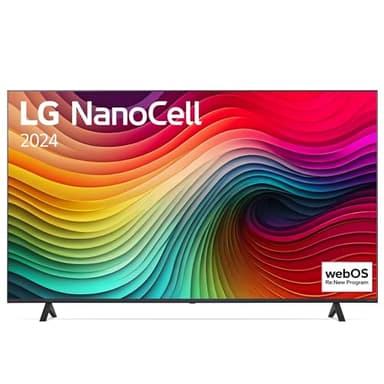 LG Nanocell TV 2024 | 55NANO81 | 55 Pouces | UHD | Processeur α5 Gen7 AI 4K, Bleu foncé