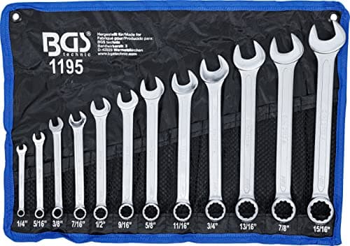 BGS 1195 | Jeu de clés mixtes | en pouce | 1/4" - 15/16" | 12 pièces