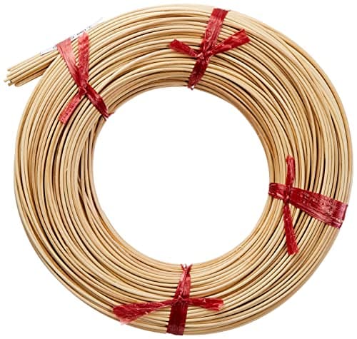 Rayher rotin naturel de 3mm 500 g de rouleau de rotin pour vos créations de vannerie et de décoration d intérieur, 3 x 3 x 0.4 cm