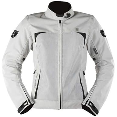 V'QUATTRO DESIGN Tarah JKT Lady Ice Grey Black HOMOLOGATED