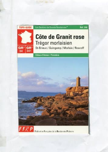Topo guide, n° 346 : GR 34, 34 A-B-D, GR 380, 341 - Côte de granit rose - Trégor Morlaisien - St.-Brieuc / Guingamp / Morlaix / Roscoff - Côtes-d'Armor / Finistère