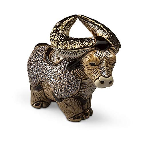 De Rosa Rinconada Figurine Bœuf brun (Zodiaque chinois 2021)