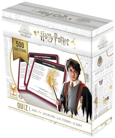 Topi Games | Hаrrу Pоtter Quiz 500 | Jeυ Ηarrу Pоtter Famille | Jeυ de Cartes Hаrrу Pоtter | Quiz Saga 8 Films | Jeυ Enfant 7 Ans Harry Potter | 2 à 8 Joueurs | 15 Min | Jeu de Société | VF