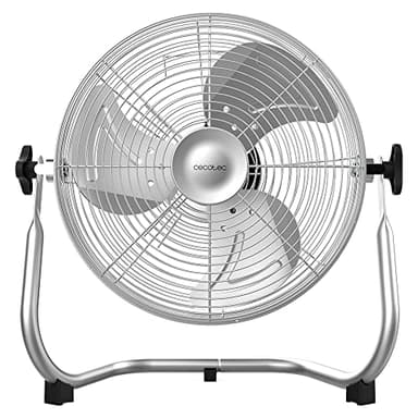 Cecotec Ventilateur industriel EnergySilence 1000 Pro. 40 W, 12" (30 cm) de diamètre, 3 vitesses, 3 pales, facile à utiliser, design élégant et sécurité maximale, finition en acier