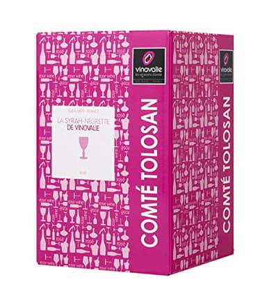 Cubi Vin Rosé 10 L - BIB Vin Rosé Négrette-Syrah 10 litres - IGP Comté Tolosan