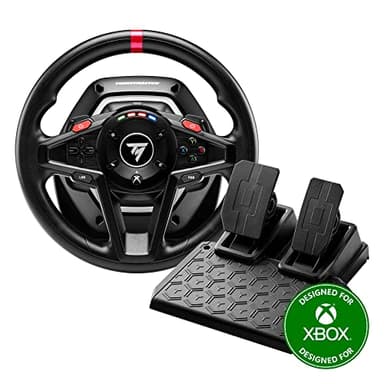 Thrustmaster T128 - Volant de Course avec Retour de Force et Pédales Magnétiques pour Xbox et PC