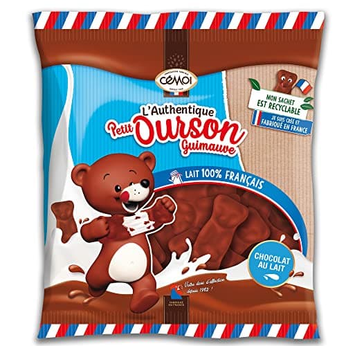 Cémoi l'Authentique petit Ourson guimauve chocolat au lait -Sachet de 170gr