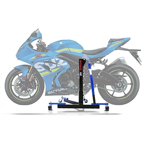 Bequille d'atelier Centrale ConStands Power Evo pour Suzuki GSX-R 1000 R 17-21 Bleu