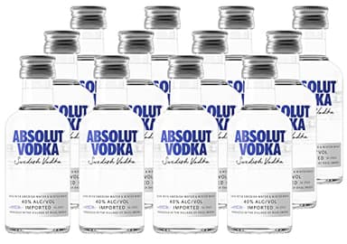 Absolut Blue - Swedish Pure Vodka Miniature - 5cl - 40% ABV