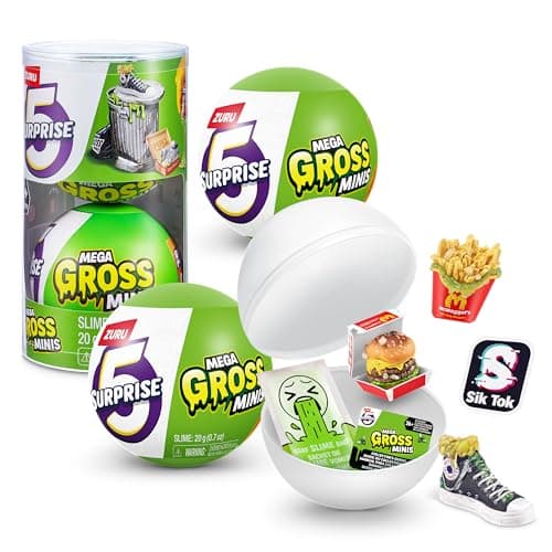 5 SURPRISE Mega Gross Mini Lot de 2, par ZURU Boys Mystery Collectible Minis Brands Parody, Surprise Unboxing Toy (Lot de 2)