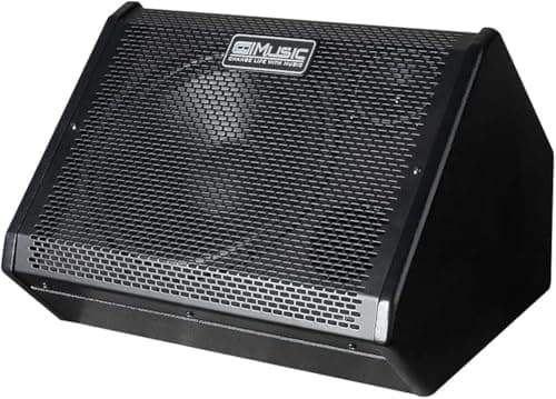 Coolmusic DM80 AMP Amplificateur de Clavier électronique 80 Watts avec entrée auxiliaire et Bluetooth, 2 entrées, égaliseur 3 Bandes et Sortie DI