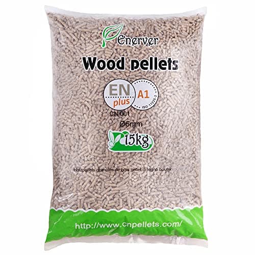Wood PELLETS - Granulés de Bois Sac 15 KG - X80 Sacs - 1200KG
