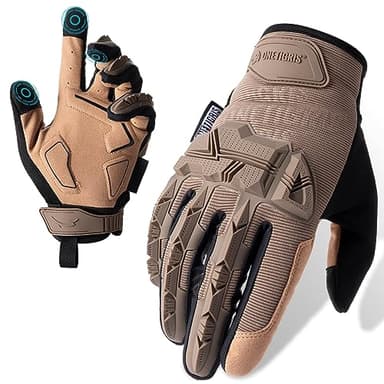 OneTigris Gants Tactiques Militaires pour écran Tactile, Gants de Moto, Gants d'escalade pour Airsoft Paintball Randonnée Chasse Cyclisme