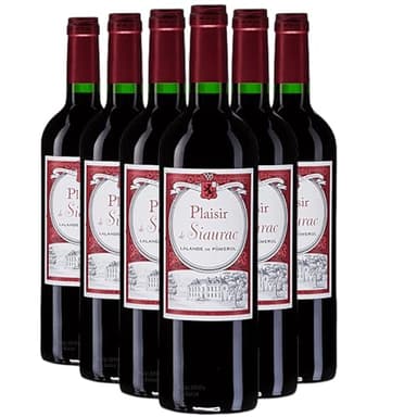 Château Siaurac Plaisir de Siaurac - Rouge 2022 - Lalande-de-Pomerol - Vin Rouge de Bordeaux (6x75cl)