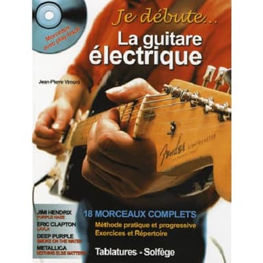 Je debute la guitare electrique + 1 CD