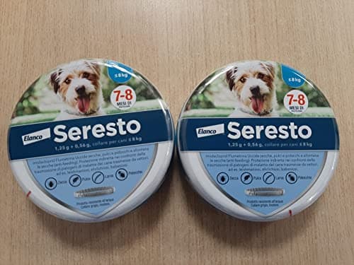 Bayer Seresto Collier pour chien jusqu'à 8 kg – 2 colliers