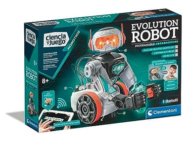 Clementoni Evolution Robot 2.0 55512 Robot à Monter et Jouer avec Application dédiée, robotique pour Enfants à partir de 8 Ans