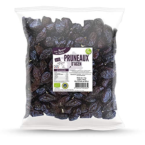 Les Accents Du Soleil - Pruneaux D'Agen Sud-Ouest Très Gros 1Kg - Vendu par unité