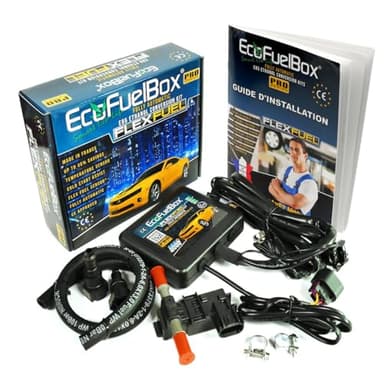 Kit Bio Ethanol E85 4-cylindres avec capteur de Carburant pour: Renault, Citroen, Peugeut, BMW, Ford, Mercedes (Compatible Toyota)