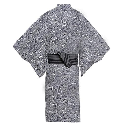 thefancypumpkin Yukata Japonais Kimono Japonais Home Robe Robe de Chambre Taille L-C10
