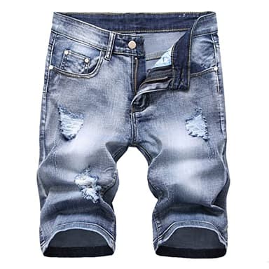 NVNV 2023 Shorts en Jeans Homme Pas Cher Mode Casual Denim Pantalon Court Jeans Bermuda Fashion Sport Pantalon Droit