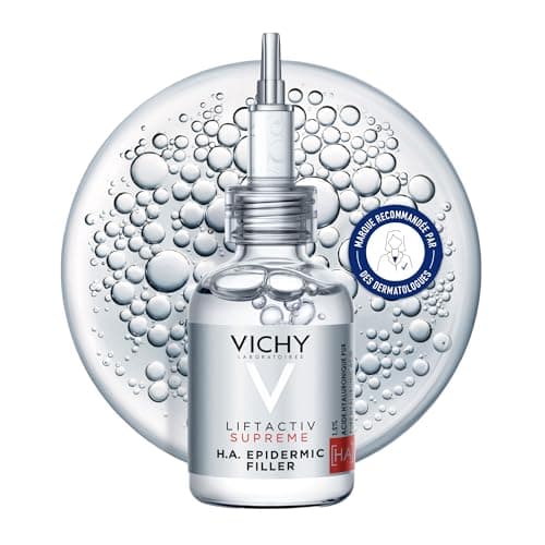 Vichy, Liftactiv H.A., Sérum Anti-Rides Epidermic Filler, Comble & Repulpe, Enrichi en Acide Hyaluronique, Pour Peaux Sensibles, 30 ml