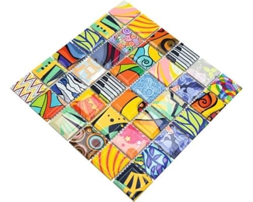 Carrelage mosaïque en céramique - Pour mur, cuisine, douche, salle de bain