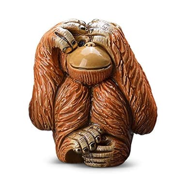 De Rosa Rinconada Figurine Orangoutan (Voir No Evil)