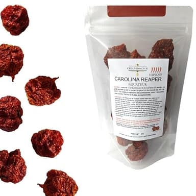 Carolina Reaper (20g) - Piment entier - Trié à la main en Normandie - non irradié