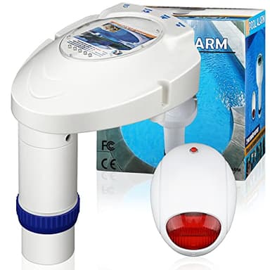 Xuhal Système de surveillance électronique pour piscine - Détecteur de mouvement pour piscine hors sol - Sécurité pour enfants et animaux domestiques avec manuel d'instructions (français non garanti)