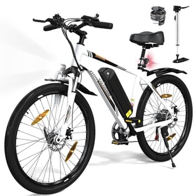 COLORWAY Vélo électrique pour Adultes, vélo de Montagne 26", EBike avec Batterie Amovible 36V 15Ah, écran LCD, Frein à Disque Double ebike.