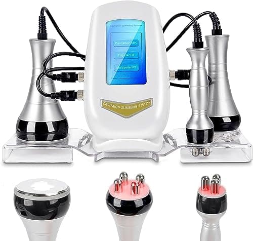 40K Corps Amincissant Machine Appareil Anti Cellulite, 3 En 1 Lipocavitation Radiofréquence Visage et Corps Entier Masseur Amincissants et Raffermissants