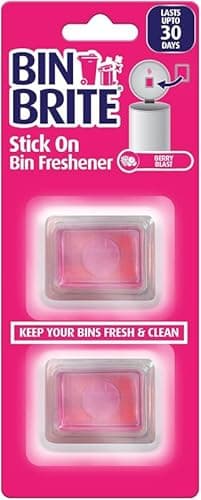 COS Lot de 2 désodorisants à coller, parfum Berry Blast, neutraliseur d'odeurs pour poubelle, auto-adhésif et durable, parfum frais pour cuisine, salle de bain et bureau (2 x 5 g)