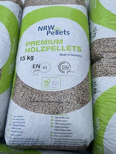 15 kg/30 kg de granulés de bois de qualité supérieure adaptés pour la litière/le chauffage (15 kg)