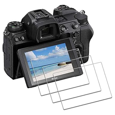 iDaPro [3Pcs Protection d'Ecran pour Nikon Z50 II Z50II Z7 / Z6 / Z5,Verre Trempé,Dureté 9H,Anti-rayure,Sans Bulle,Anti-empreinte,Installation Facile